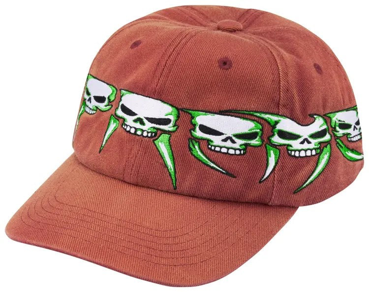 Supreme Skulls Spellout 6-Panel Red