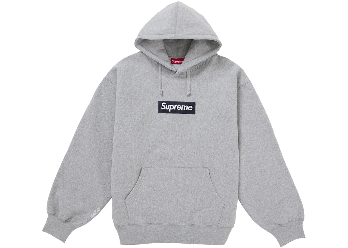 Supreme Box Logo Hooded Sweatshirt (FW25) Heather Grey