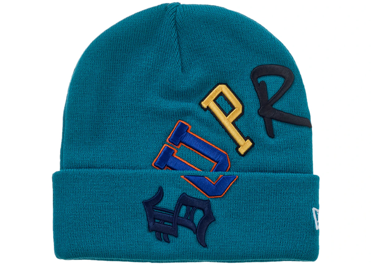 Supreme New Era Arc Beanie Teal