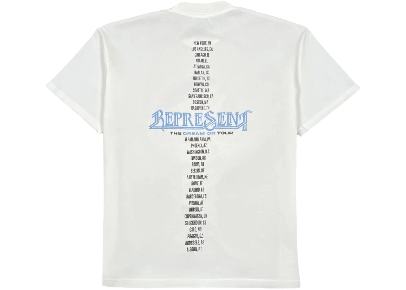 Represent Golden Tour T-shirt White