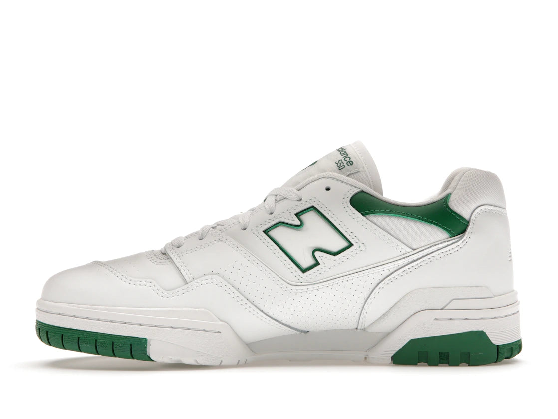 New Balance 550 White Classic Green
