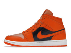 Jordan 1 Mid SE Rush Orange Crimson Bliss (Women's)