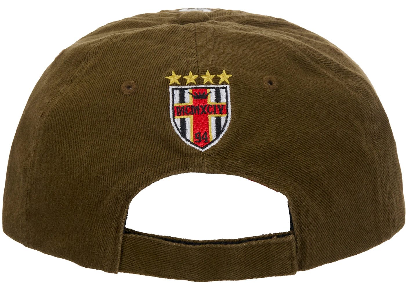 Supreme Cross 6-Panel Cap Brown