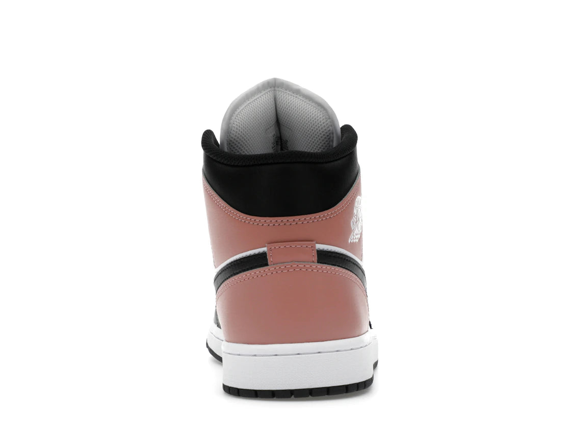 Jordan 1 Mid White Rust Pink Black