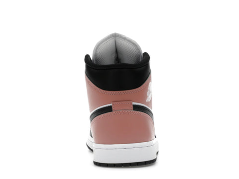 Jordan 1 Mid White Rust Pink Black