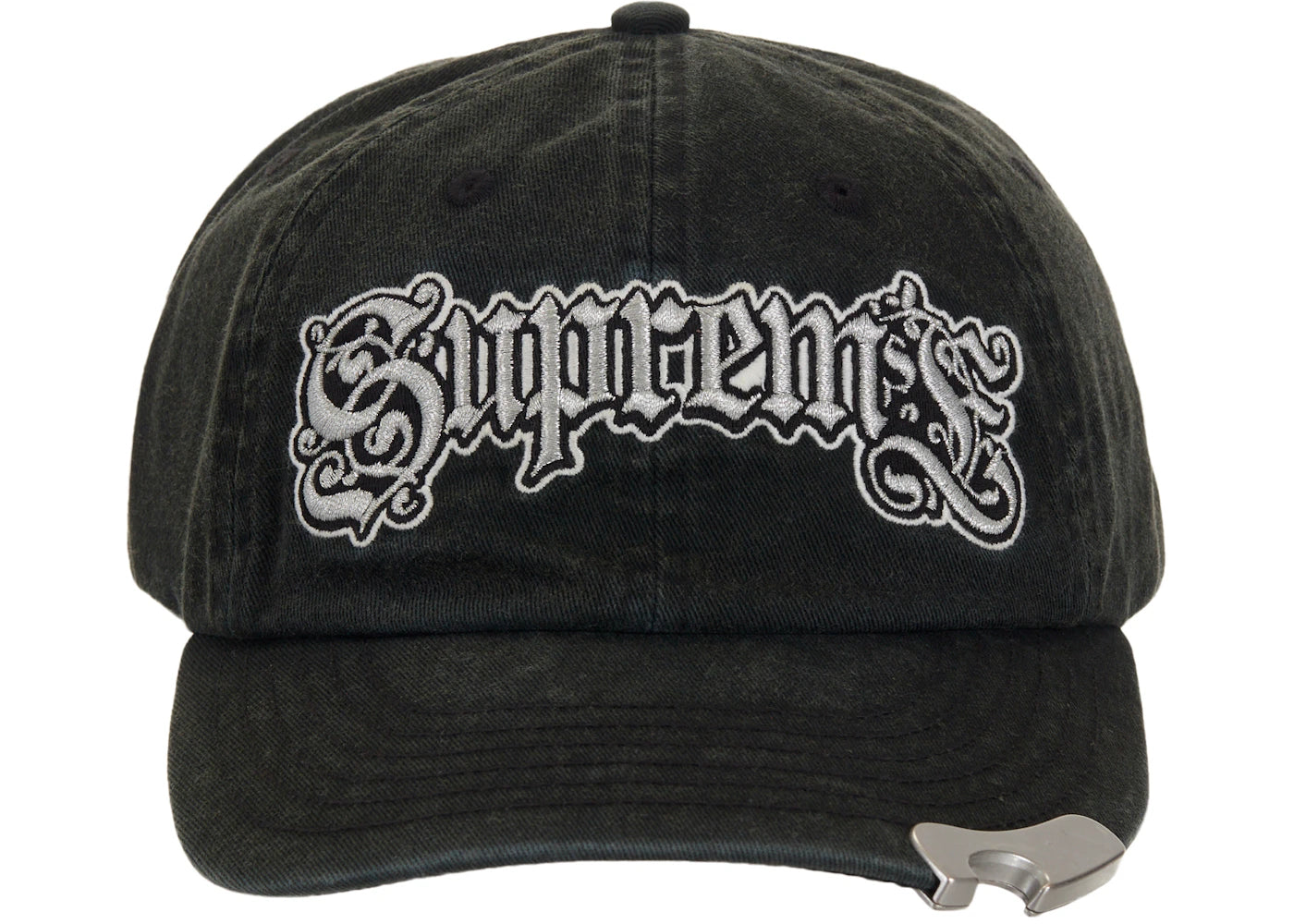 Supreme Bottle Opener 6-Panel Hat Black
