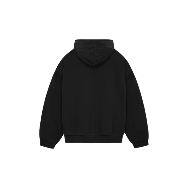 Fear of God Essentials Arch Logo Hoodie Jet Black