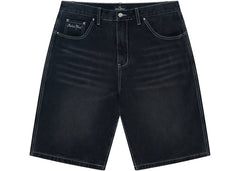 Broken Planet Denim Shorts Washed Black