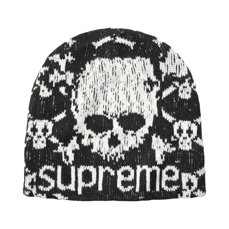 Supreme x Vanson Leathers Skull Beanie 'Black'