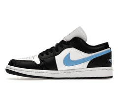 Jordan 1 Low Black University Blue White (Women's)