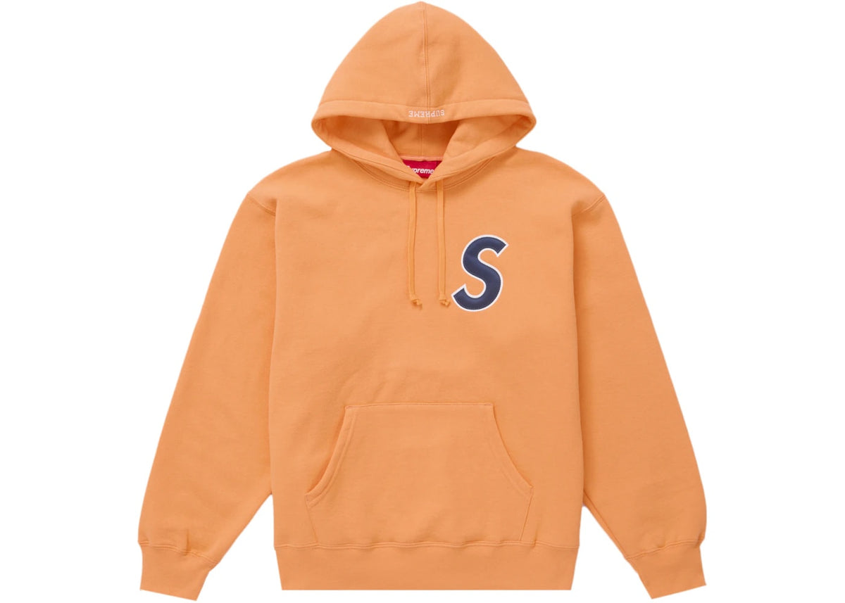 Supreme S Logo Hooded Sweatshirt (SS25) Bright Orange