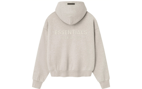 Fear of God Essentials Classic Hoodie Heather Stone