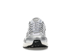 Nike P-6000 White Metallic Silver Flat Silver Black