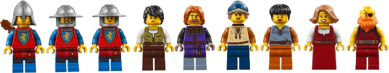 LEGO BrickLink Designer Program - Středověké tržiště u moře