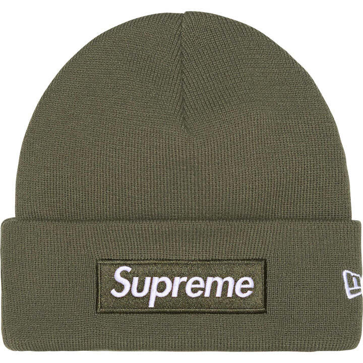 Supreme New Era Box Logo Beanie (FW25) Light Olive