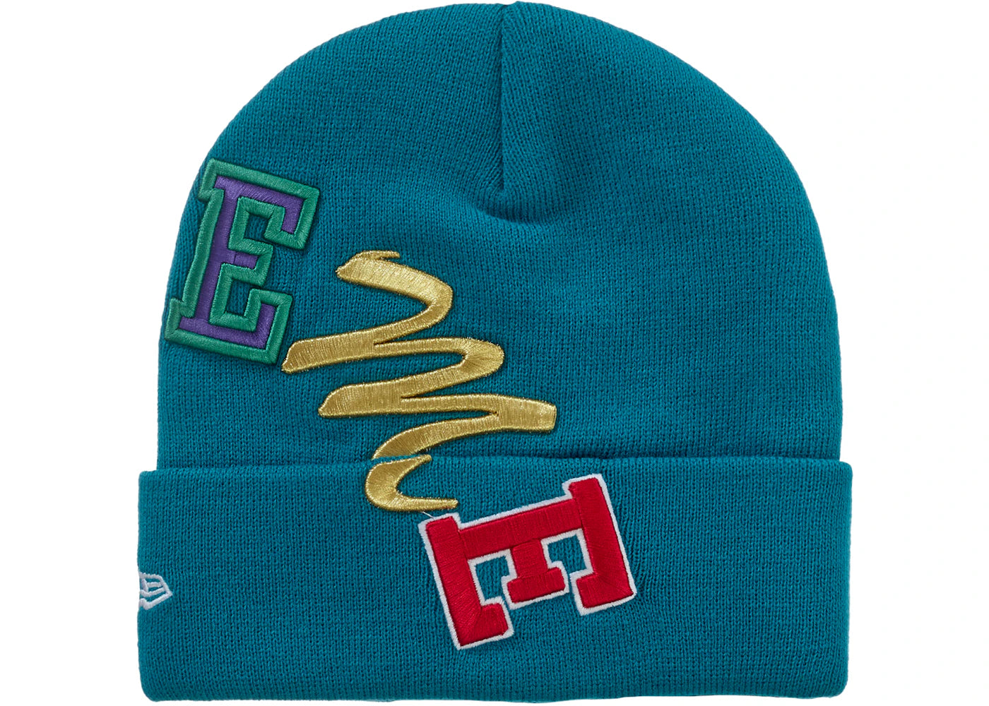 Supreme New Era Arc Beanie Teal