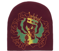 Supreme New World Order Beanie Cardinal