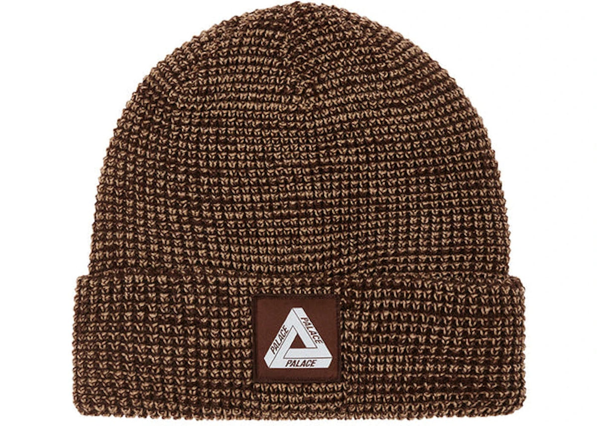Palace Tri-Freg Patch Beanie Brown