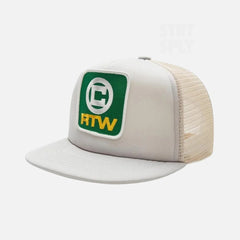 Corteiz RTW Box Trucker Cap Grey Green