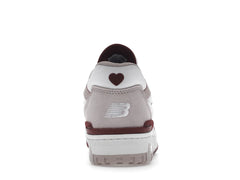New Balance 550 White Scarlet (Women's)