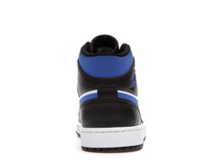 Jordan 1 Mid White Black Racer Blue