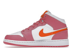Jordan 1 Mid Pinksicle Safety Orange (GS)