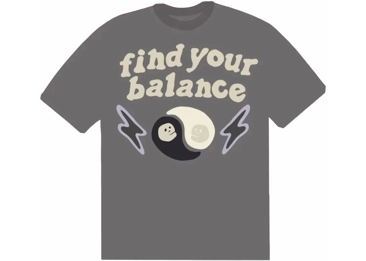 Broken Planet Find Your Balance T-shirt Ash Grey