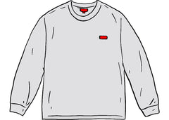 Supreme Small Box L/S Tee (SS24) Ash Grey