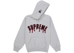 Supreme Ghostface Arc Hooded Sweatshirt Ash Grey