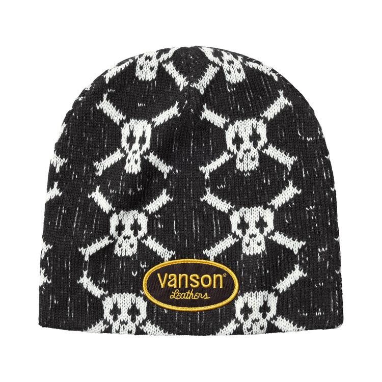 Supreme x Vanson Leathers Skull Beanie 'Black'