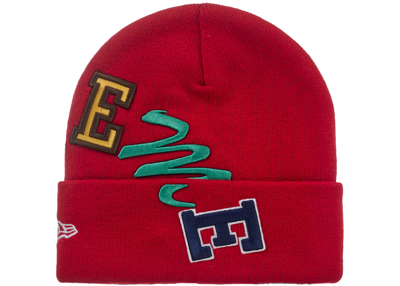 Supreme New Era Arc Beanie Red