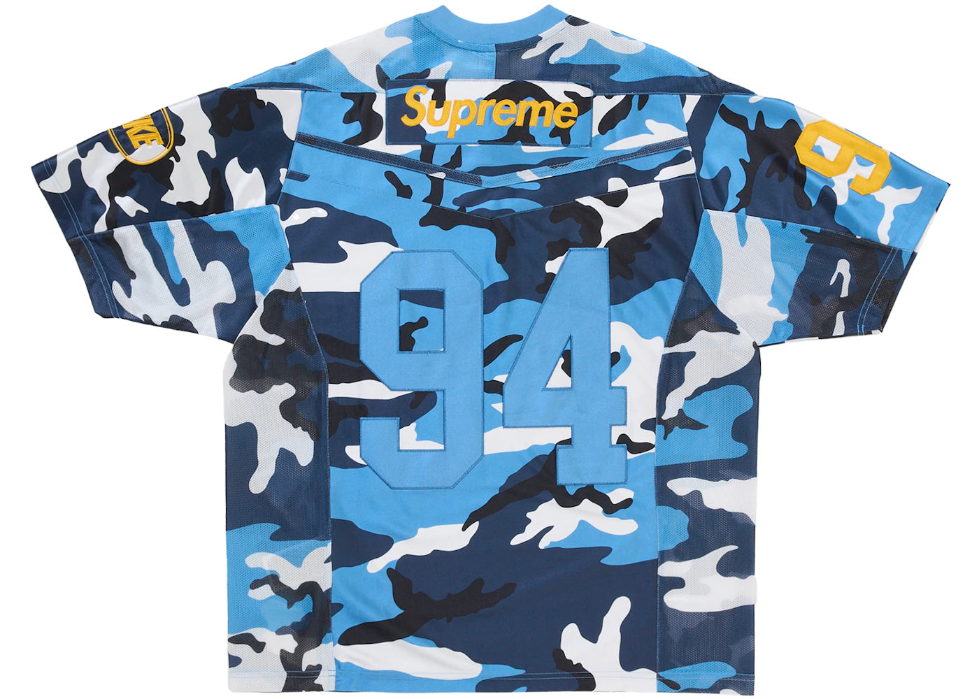 Supreme Nike Football Jersey Blue Camo