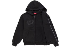 Supreme Arc Thermal Lined Zip Up Hooded Sweatshirt 'Black'