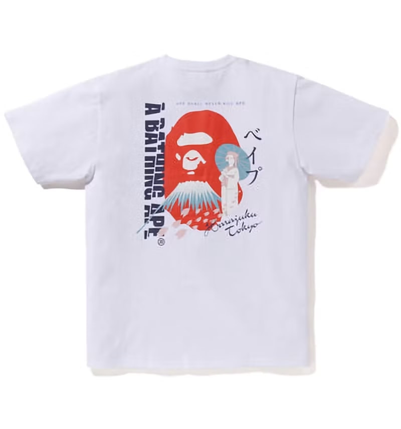 BAPE Japan Souvenir #3 Tee White