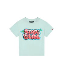 Broken Planet Stargirl Tee Aqua Blue