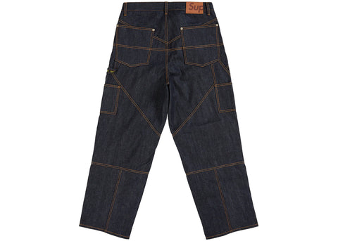 Supreme Paneled Double Knee Painter Pant Rigid Indigo