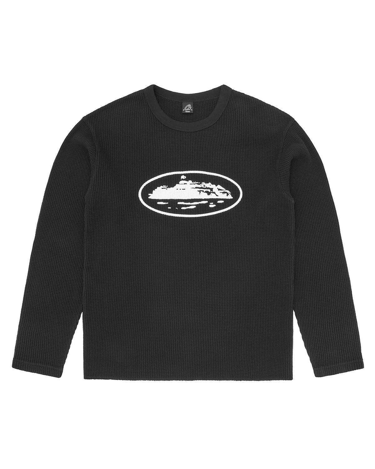 Corteiz Island Waffle Thermal Black