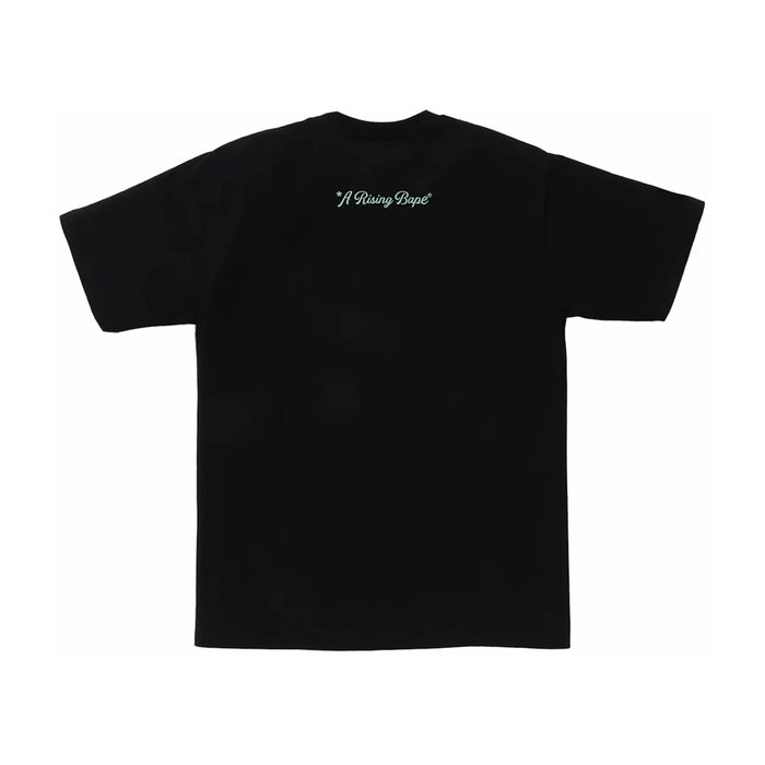 BAPE A Rising Bape Photo Tee Black