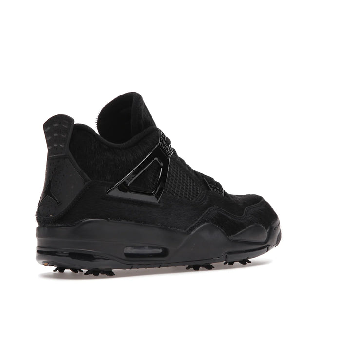 Jordan 4 Retro Golf Black Cat Pony Hair