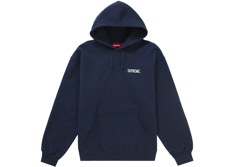 Supreme Anarchy Hooded Sweatshirt Navy