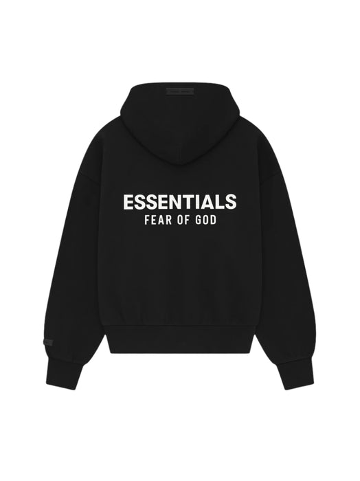 Fear of God Essentials Fleece Hoodie (FW25) Black