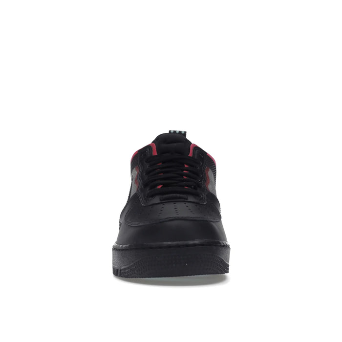 Nike Air Force 1 React Black Black Team Orange Pink Prime