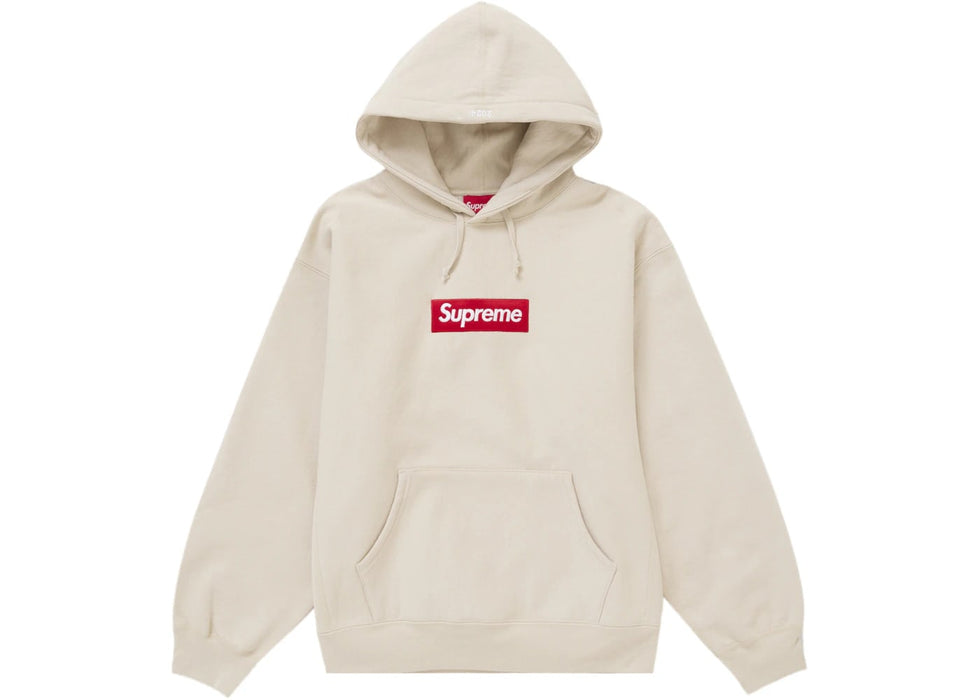 Supreme Box Logo Hooded Sweatshirt Sweatshirt (FW24) Stone