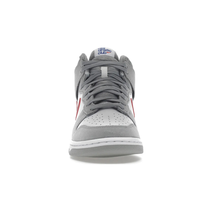 Nike Dunk High Light Smoke Grey Gym Red