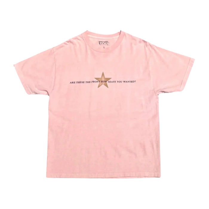 Travis Scott Utopia Circus Maximus Pink Star Tee Pink