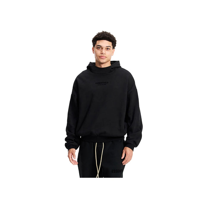 Fear of God Essentials Hoodie Jet Black