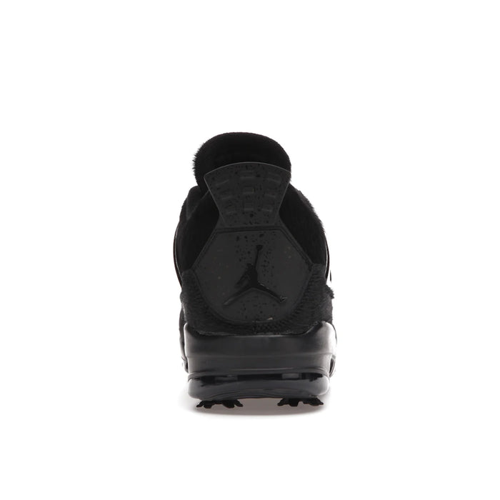 Jordan 4 Retro Golf Black Cat Pony Hair