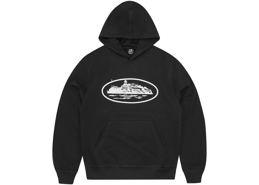 Corteiz Alcatraz Hoodie Black