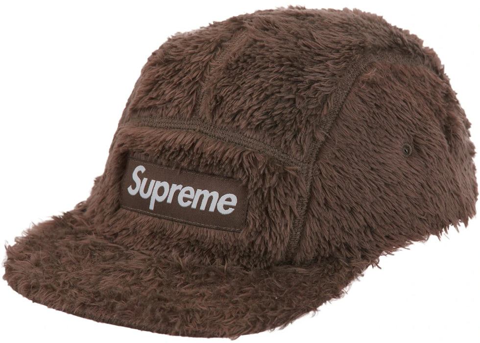 Supreme Fuzzy Camp Cap Brown