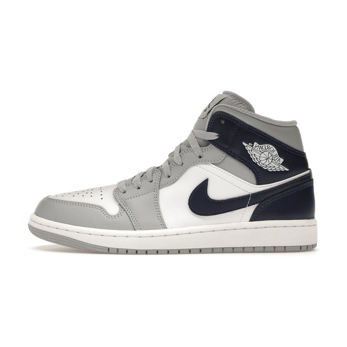 Jordan 1 Mid Wolf Grey Midnight Navy